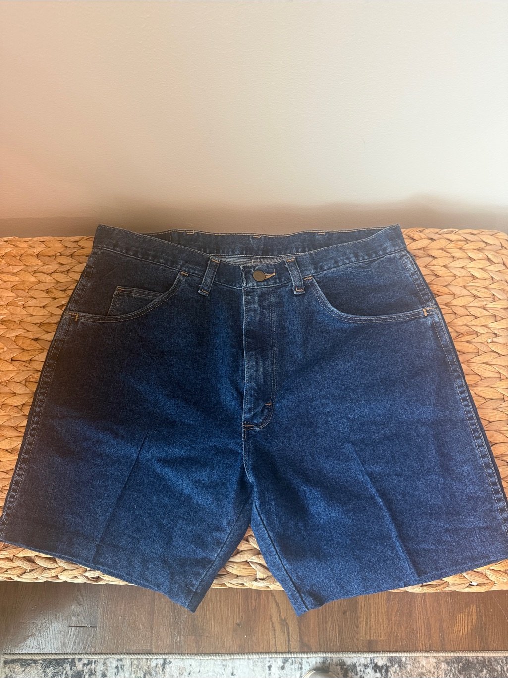 Wrangler Women's Dark Blue Denim Shorts